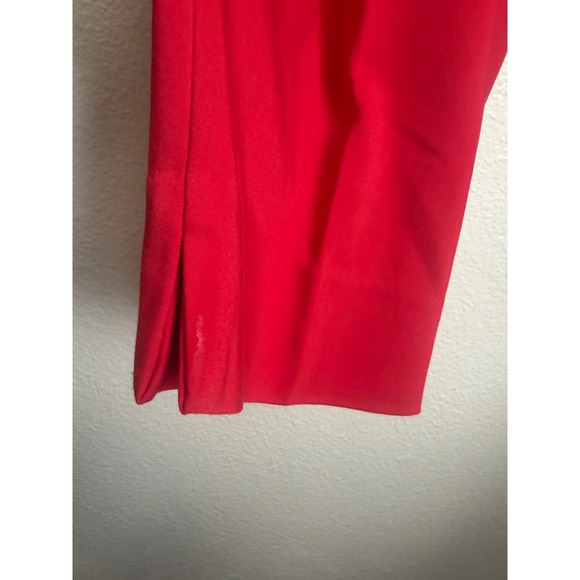 Michael Kors Samantha Red Ankle Pants Plus Size 24W Straight Leg Trousers - Picture 4 of 12